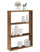 vidaXL стенна етажерка от старо дърво 43x9x60 cm Инженерна дървесина