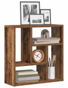 vidaXL стенна етажерка от старо дърво 45x16x45 cm Инженерна дървесина