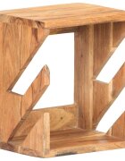 vidaXL Стенна стойка за скейтборд 25x20x30 см акация масив