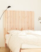 vidaXL Стенна табла за спалня 1275x3x110 см борово дърво масив