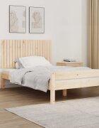 vidaXL Стенна табла за спалня 1275x3x60 см борово дърво масив
