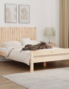 vidaXL Стенна табла за спалня 140x3x60 см борово дърво масив