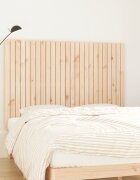 vidaXL Стенна табла за спалня 1595x3x110 см борово дърво масив