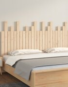 vidaXL Стенна табла за спалня 1595x3x80 см борово дърво масив