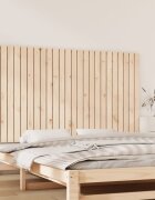 vidaXL Стенна табла за спалня 1595x3x90 см борово дърво масив