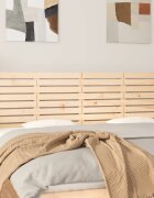 vidaXL Стенна табла за спалня 166x3x63 см борово дърво масив