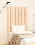 vidaXL Стенна табла за спалня 825x3x110 см борово дърво масив
