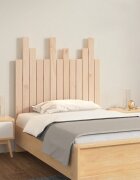 vidaXL Стенна табла за спалня 825x3x80 см борово дърво масив