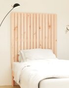 vidaXL Стенна табла за спалня 955x3x110 см борово дърво масив