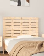vidaXL Стенна табла за спалня 96x3x63 см борово дърво масив