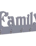 vidaXL Стенна закачалка за палта FAMILY 74x295 см