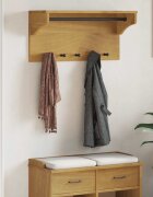 vidaXL Стенна закачалка за палта SANDNES 87x30x42 cm
