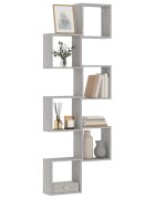 vidaXL стенни кубчета 6 бр. сиви сонома 30x15x30 см
