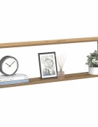 vidaXL Стенни кубични рафтове 2 бр дъб артизан 100x15x30 см
