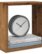 vidaXL Стенни кубични рафтове 2 бр старо дърво 30x15x30 см