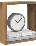 vidaXL Стенни кубични рафтове 4 бр дъб артизан 30x15x30 см