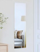 vidaXL Стенни огледала Правоъгълна 30 x 100 cm закалено стъкло