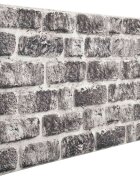 vidaXL Стенни панели 10 бр. 100 x 50 cm Тъмен сив и бял EPS пяна