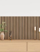 vidaXL Стенни панели 2 бр. 605 x 60 см Натурално