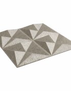 vidaXL Стенни панели 48 бр. 50 x 50 cm Оригами бетон XPS Пяна
