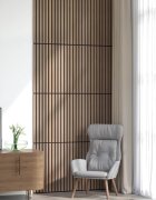 vidaXL Стенни панели 8 бр. 605 x 60 см Кафяво