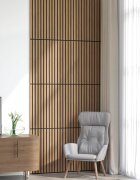 vidaXL Стенни панели 8 бр. 605 x 60 см Натурално