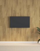 vidaXL Стенни панели с вид на дърво кафяви PVC 206 м²