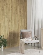 vidaXL Стенни панели с вид на дърво кафяви PVC 412 м²