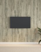vidaXL Стенни панели с вид на дърво сиви PVC 206 м²