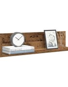 vidaXL Стенни рафтове 2 бр старо дърво 75x165x165 см инженерно дърво