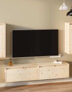 vidaXL Стенни шкафове 2 бр 30x30x80 см бор масив
