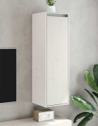 vidaXL Стенни шкафове 2 бр бели 30x30x100 см бор масив