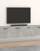 vidaXL Стенни шкафове 2 бр бетонно сиви 60x365x35 см инженерно дърво