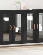 vidaXL Стенни шкафове 2 бр. Черния дъб 695 x 34 x 90 см