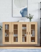 vidaXL Стенни шкафове 2 бр дъб сонома инженерно дърво