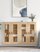 vidaXL Стенни шкафове 2 бр дъб сонома инженерно дърво