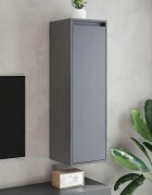 vidaXL Стенни шкафове 2 бр сиви 30x30x100 см бор масив