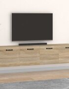 vidaXL Стенни шкафове 2 бр сонома дъб 60x365x35 см инженерно дърво