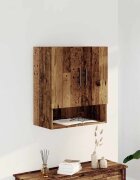 vidaXL Стенни шкафове Old Wood 60x31x70 cm Инженерна дървесина