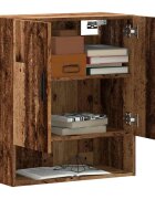 vidaXL Стенни шкафове Old Wood 60x31x70 cm Инженерна дървесина