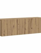 vidaXL Стенни ТВ шкафове дъб артизан 100x30x30 см инженерно дърво