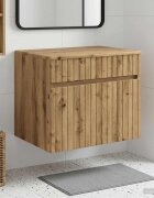 vidaXL Стенно Баня Кабинет Дъб артизан 59 x 445 x 50 см