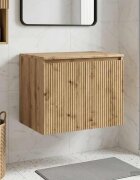 vidaXL Стенно Баня Кабинет Дъб артизан 625 x 445 x 50 см