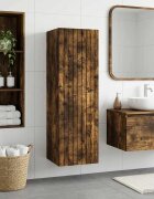 vidaXL Стенно Баня Кабинет Опушен дъб 33 x 345 x 100 см