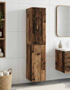 vidaXL Стенно Баня Кабинет Старо дърво 33 x 345 x 160 см