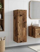 vidaXL Стенно Баня Кабинет Старо дърво 33 x 345 x 60 см