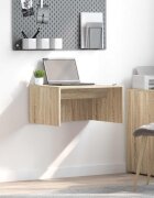 vidaXL Стенно бюро Сонома дъб Инженерна дървесина 60 x 45 x 30 cm
