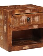 vidaXL Стенно монтиран шкаф до легло Многоцветен 40 x 30 x 36 см