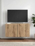 vidaXL Стенно монтиран ТВ шкаф 595 x 31 x 30 см Дъб артизан