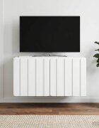 vidaXL Стенно монтиран ТВ шкаф 595 x 41 x 30 см Бяло